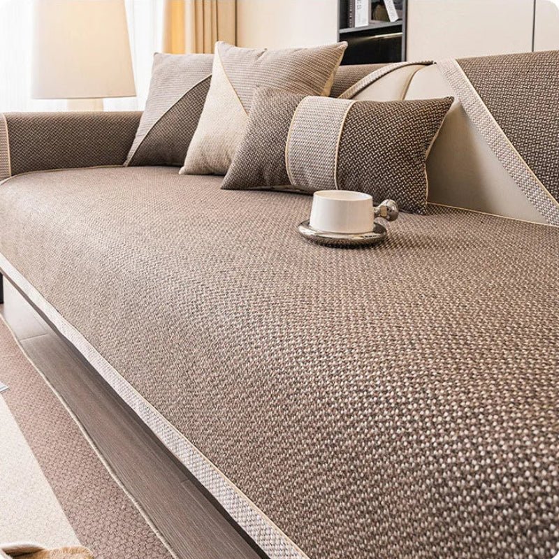 All-Season Non-Slip Cotton-Linen Sofa Cover
