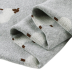 Knitted Baby Blanket Sheep Design | Soft Plush Fabric