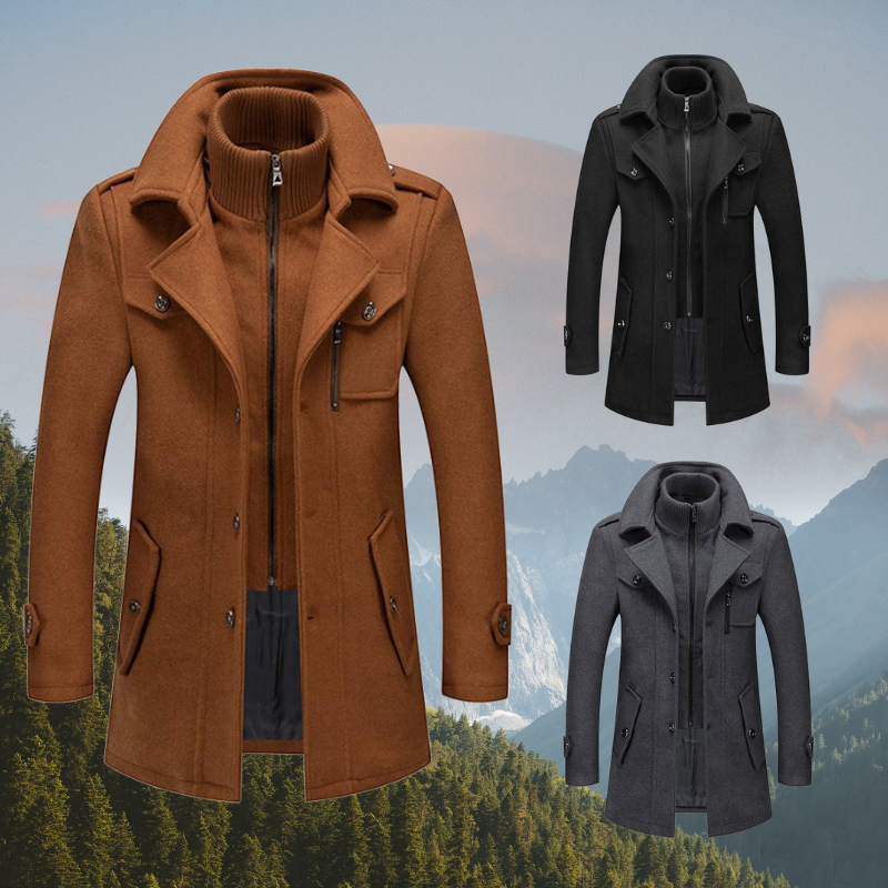 Men's Stylish Winter Coat | Long
