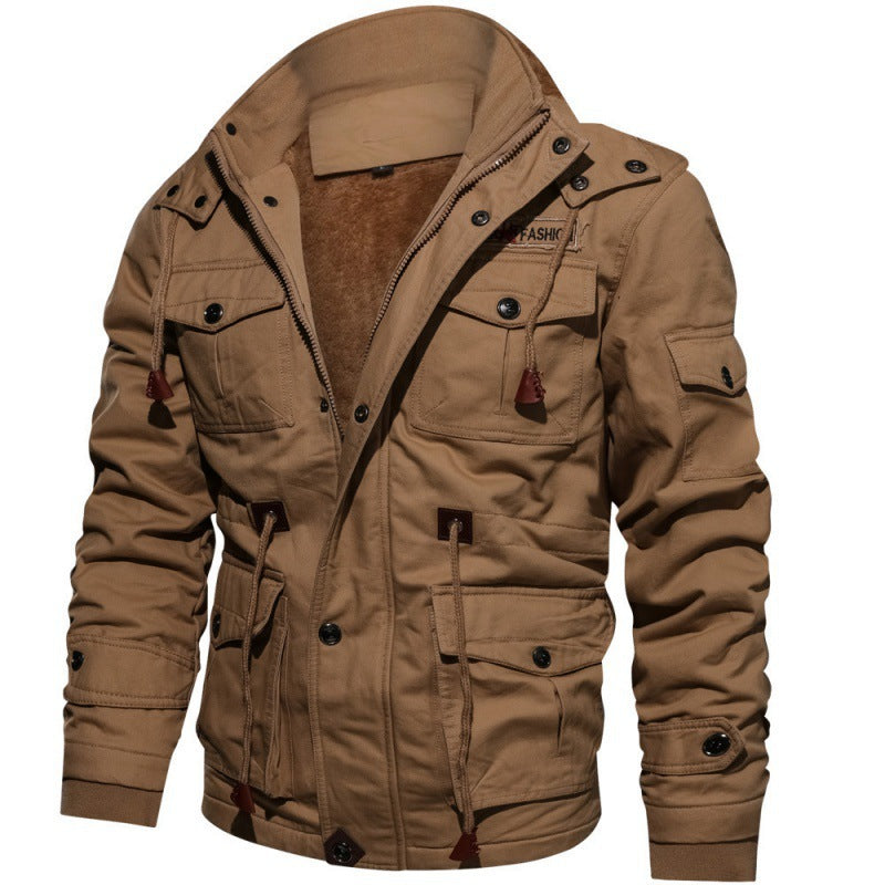 Men's Waterproof Fleece Winter Jacket | Warm