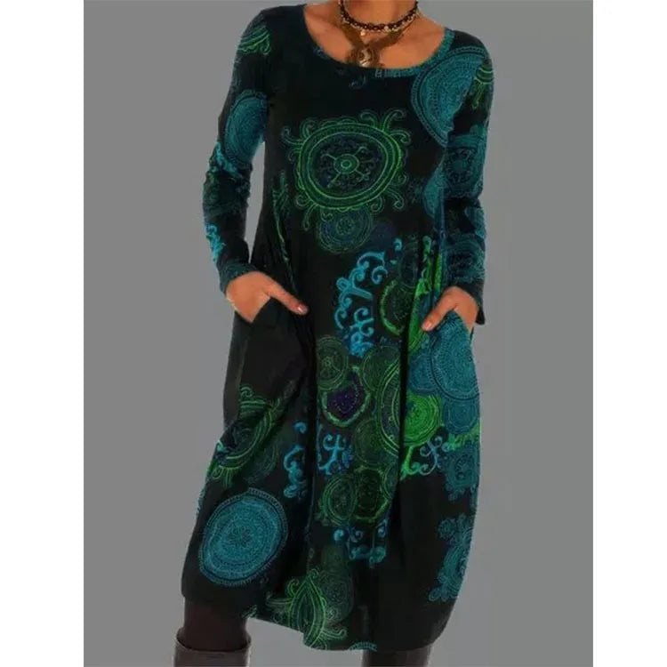 Women's Elegant Winter Dress | Midi