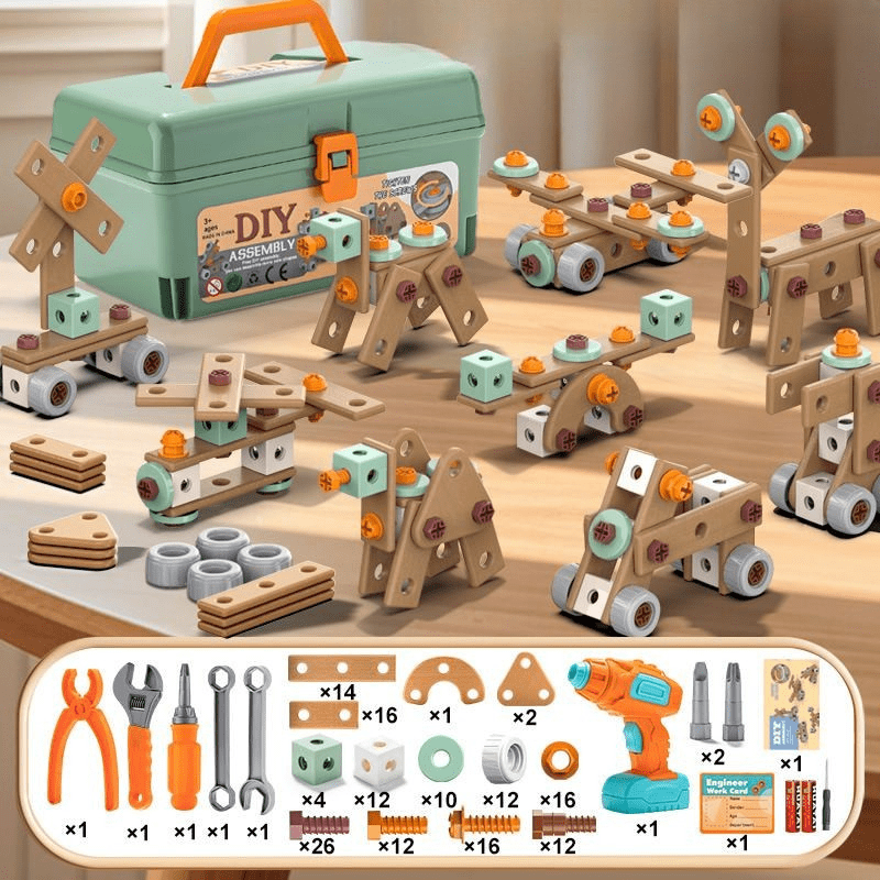 100-Piece Tool Set for Imaginative Kids Ages 3 and Up