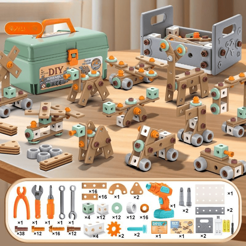 100-Piece Tool Set for Imaginative Kids Ages 3 and Up
