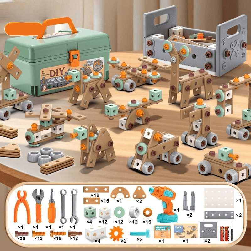 100-Piece Tool Set for Imaginative Kids Ages 3 and Up