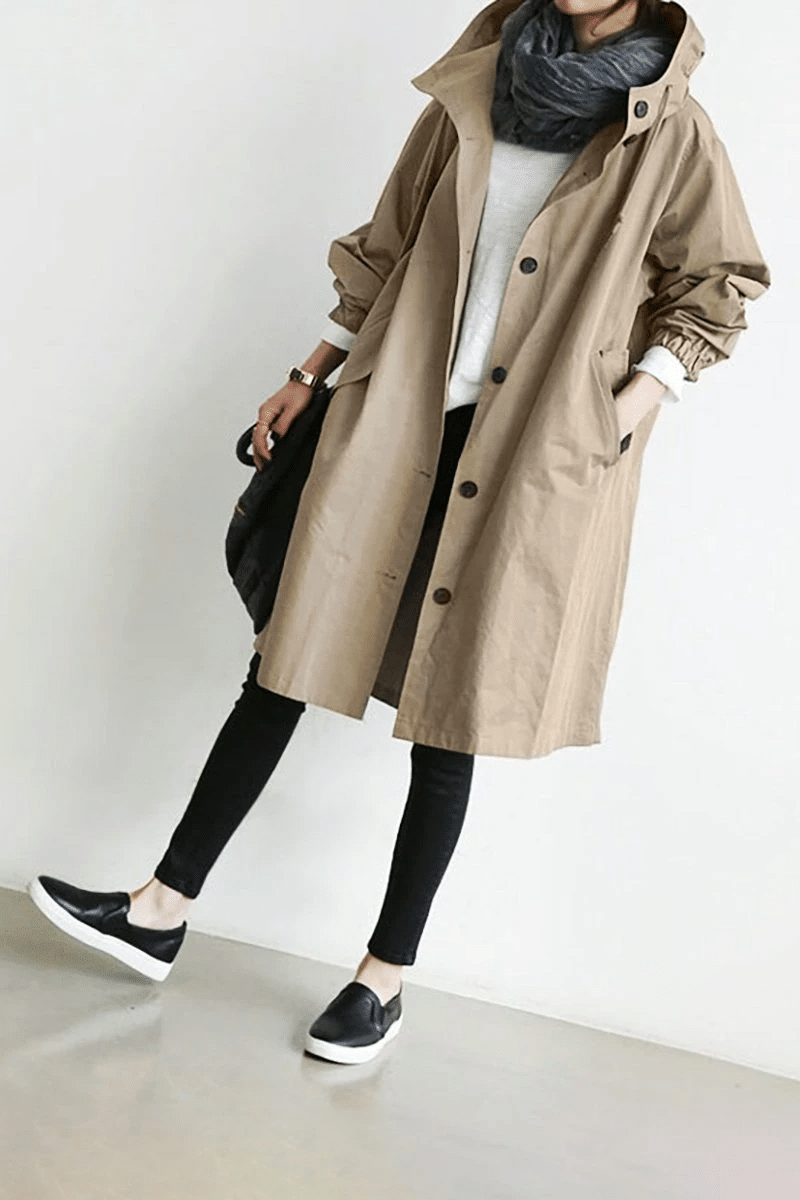 Women's Hooded Long Winter Jacket | Waterproof