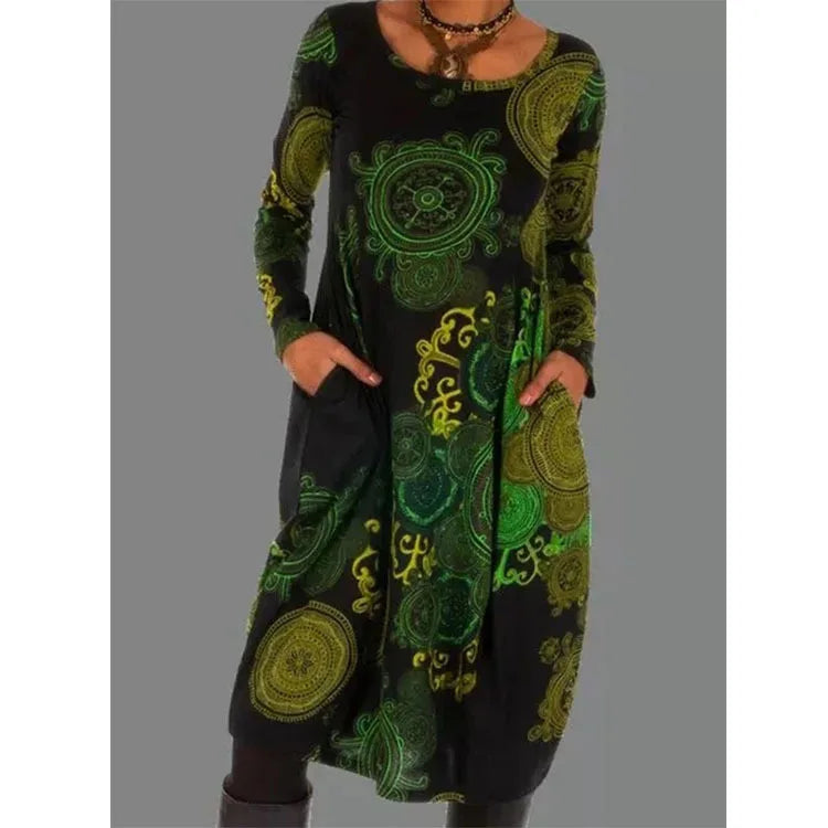 Women's Elegant Winter Dress | Midi
