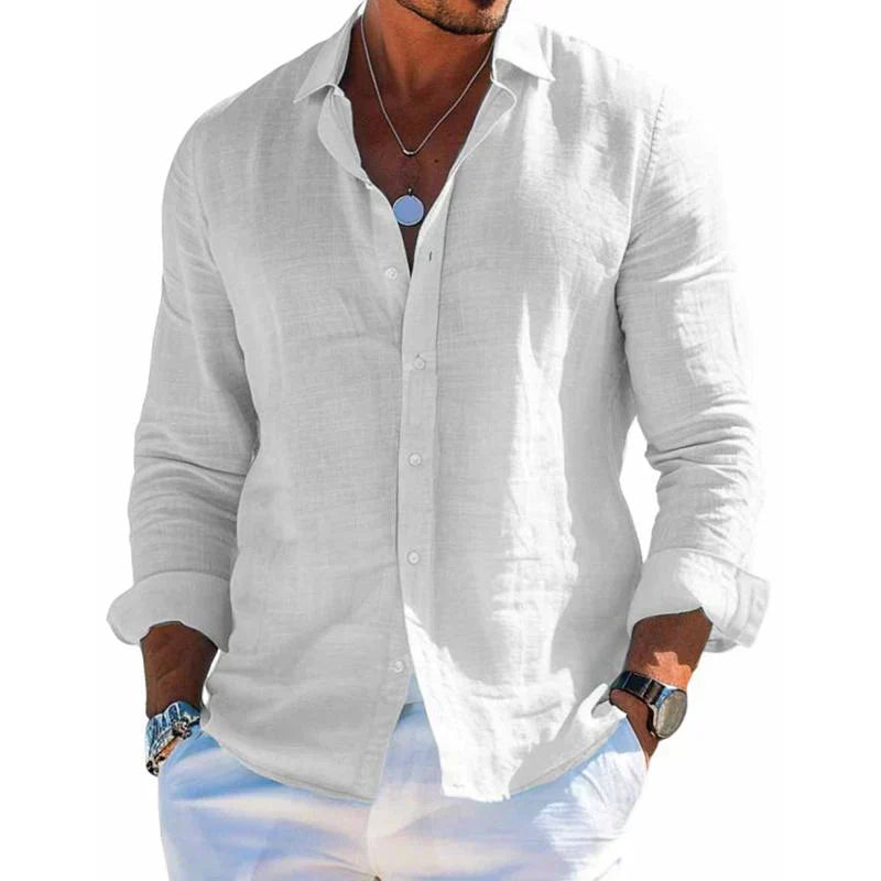 Men's Long Sleeve Summer Shirt | Casual