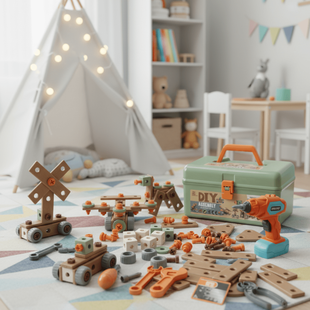 100-Piece Tool Set for Imaginative Kids Ages 3 and Up