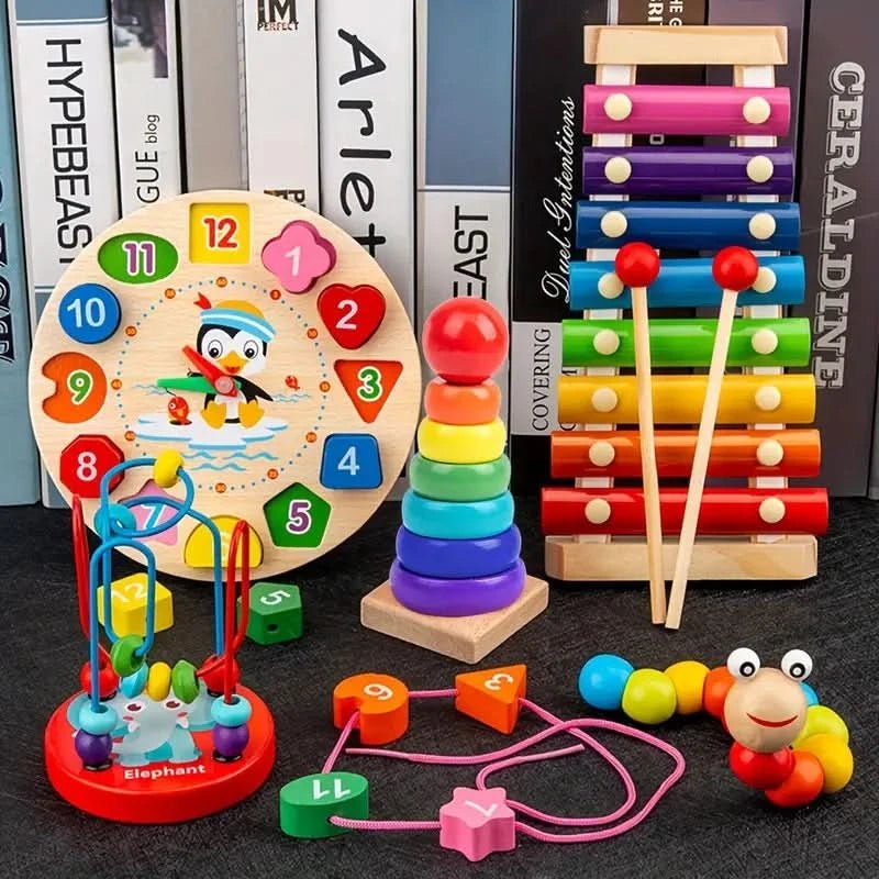 5-in-1 Educational Play Set – Fostering Creative Development for Babies Aged 6 Months and Up
