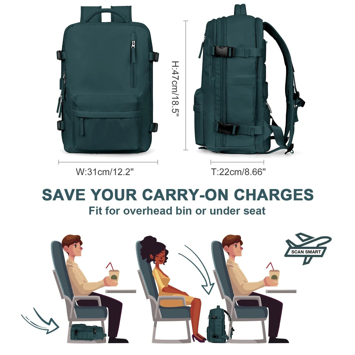 Women's Modern Backpack | Large