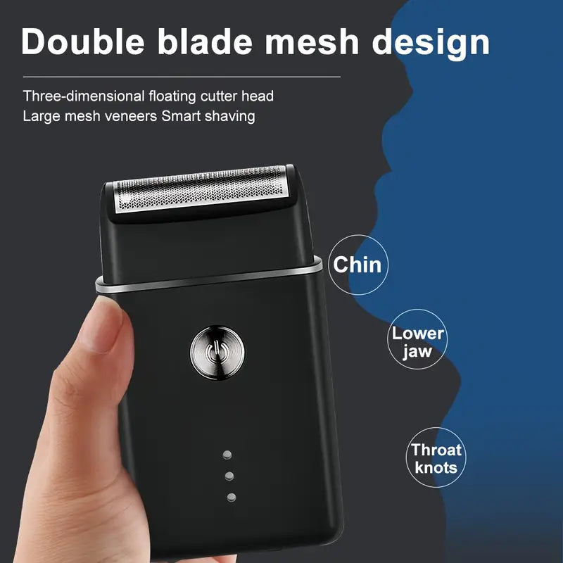 3-Piece Men's Hair and Beard Grooming Set, Wireless Trimmers with LED Display, USB Rechargeable
