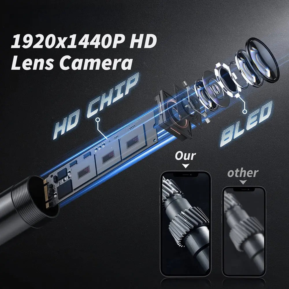 5m Inspection Camera with Endoscope Features for Mobile Devices