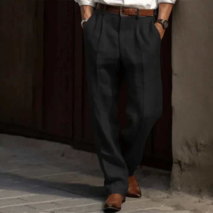 Men's Elegant Vintage Trousers | Long