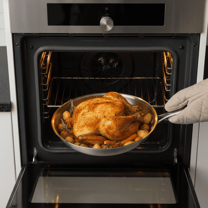 High-Quality Titanium Frying Pan – Uncoated Cookware Suitable for All Stove Types