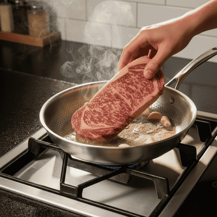 High-Quality Titanium Frying Pan – Uncoated Cookware Suitable for All Stove Types