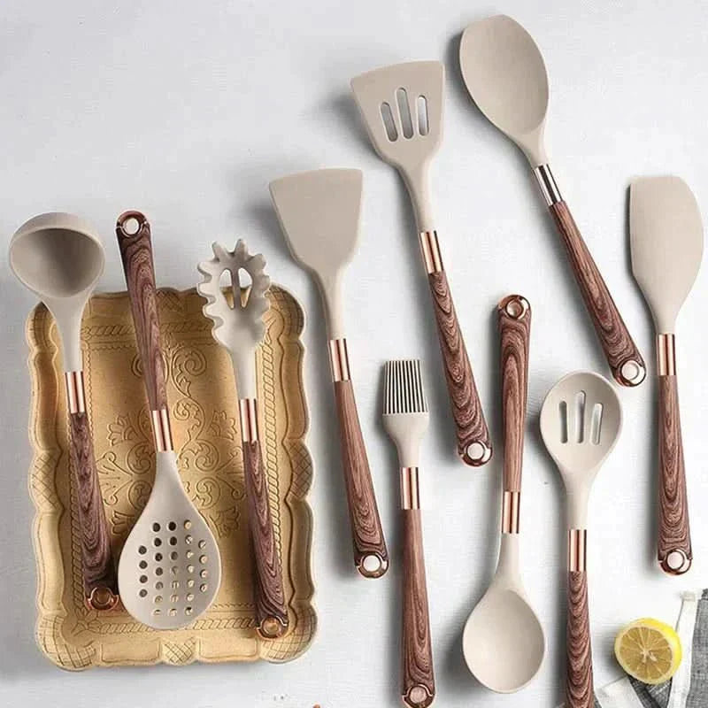 10-Piece High-Quality Silicone Kitchen Utensil Set