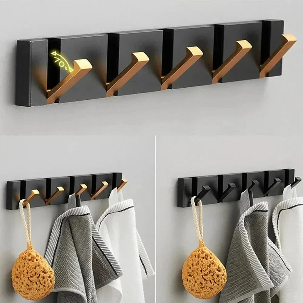 Stylish Wall Hook with Collapsible Design for Efficient Space Organization