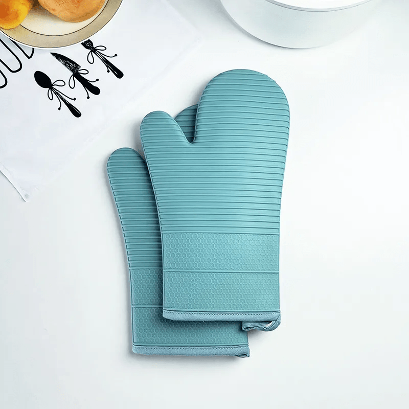 Heat-Resistant Non-Slip Silicone Oven Gloves for Ultimate Protection