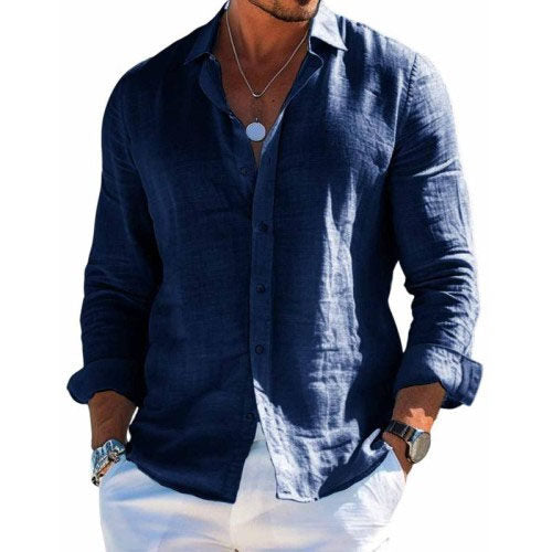 Men's Collar Casual Shirt | Long Sleeve